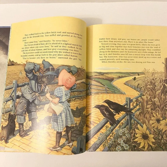 Vintage 1991 Wizard of Oz Jellybean Press Book by L Frank Baum - Picture 12 of 16